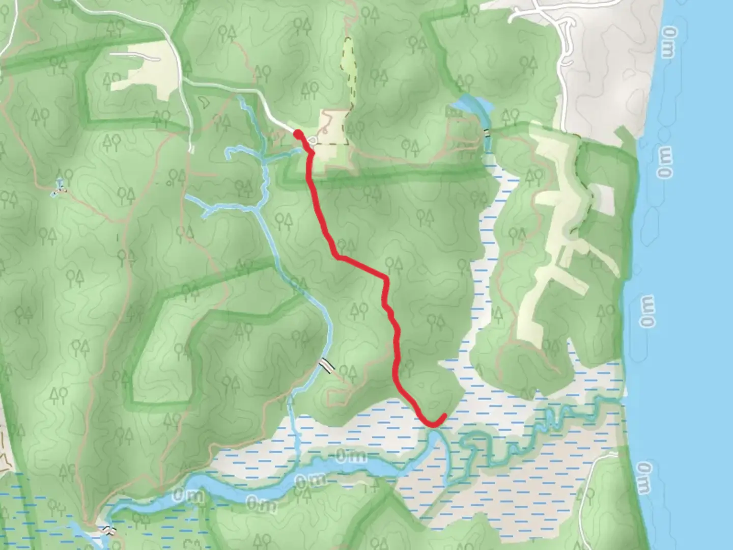 An image depicting the trail Turkey Trail and its surrounding area.