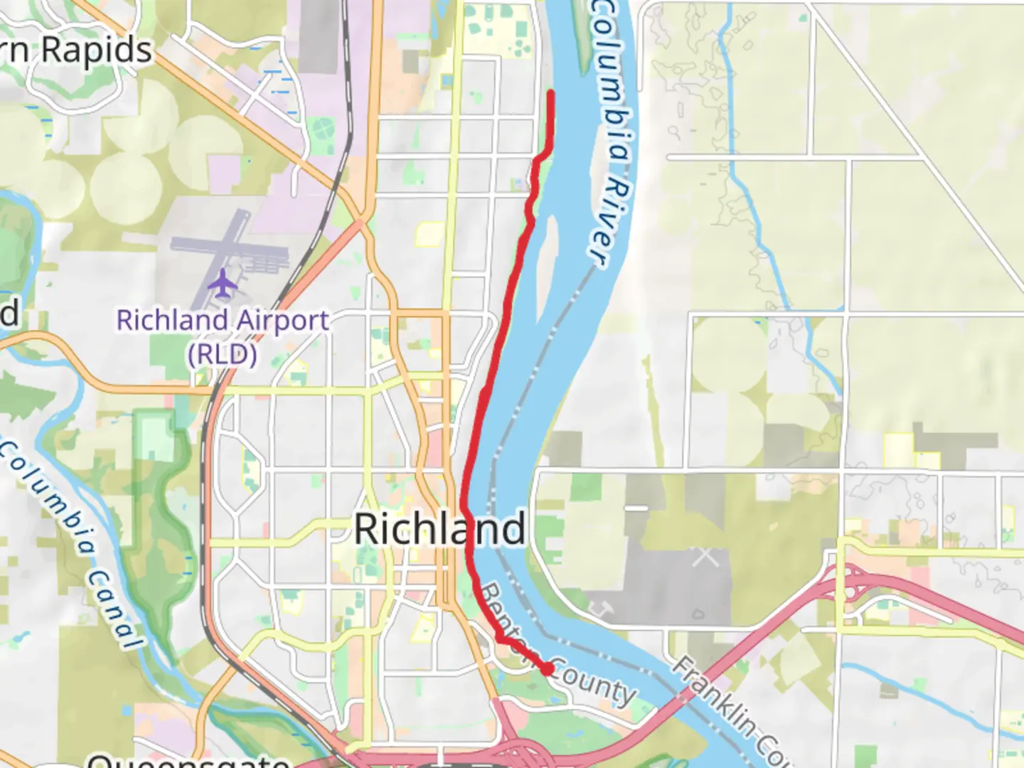 An image depicting the trail Riverfront Trail - Bradley Boulevard Park and its surrounding area.