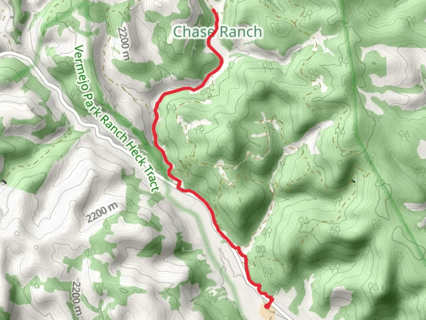 An image depicting the trail Hells Fire Canyon Camp via Chase Canyon and its surrounding area.