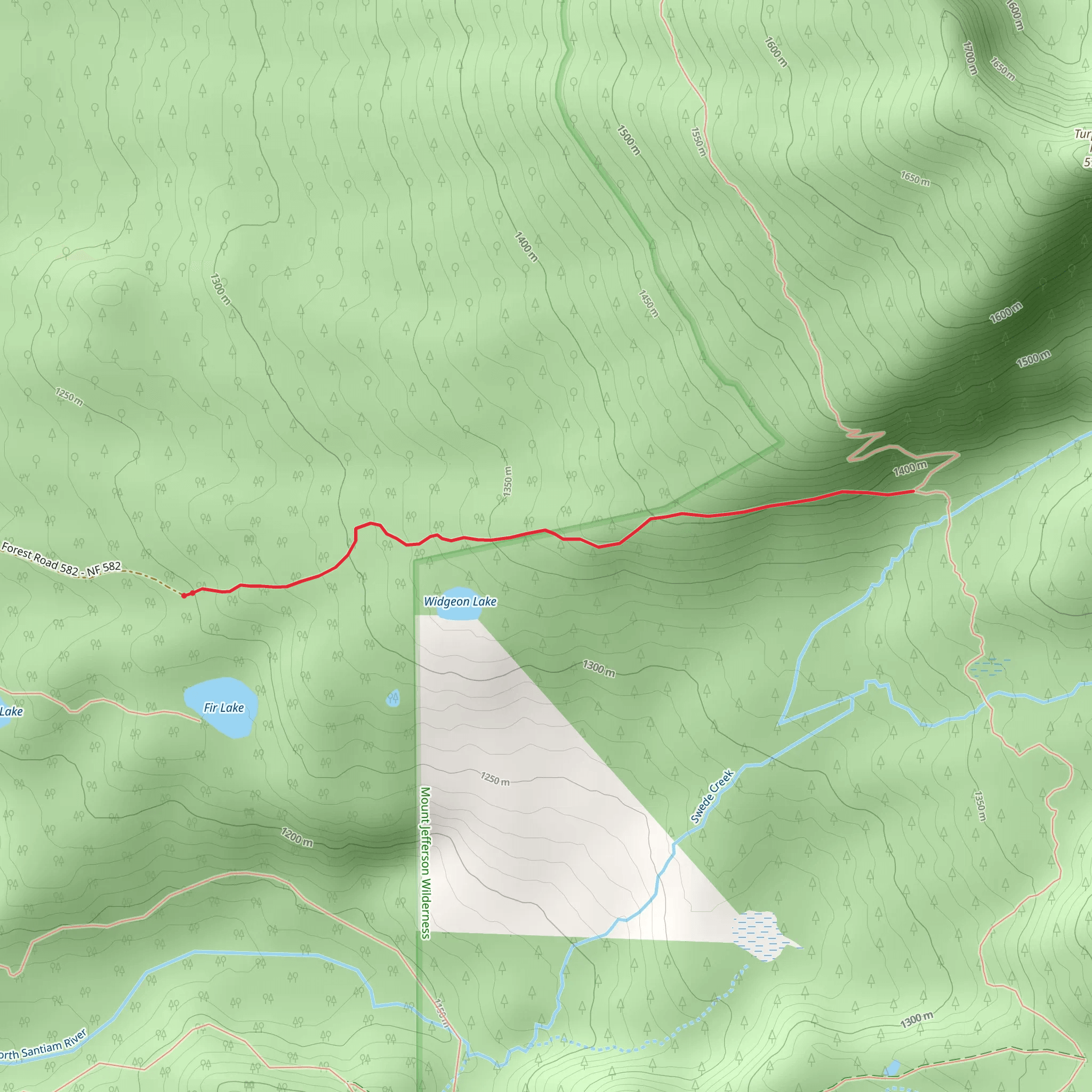 Turpentine Trail mobile static map