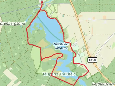 Thülsfelder Talsperre and Soeste via Geestweg