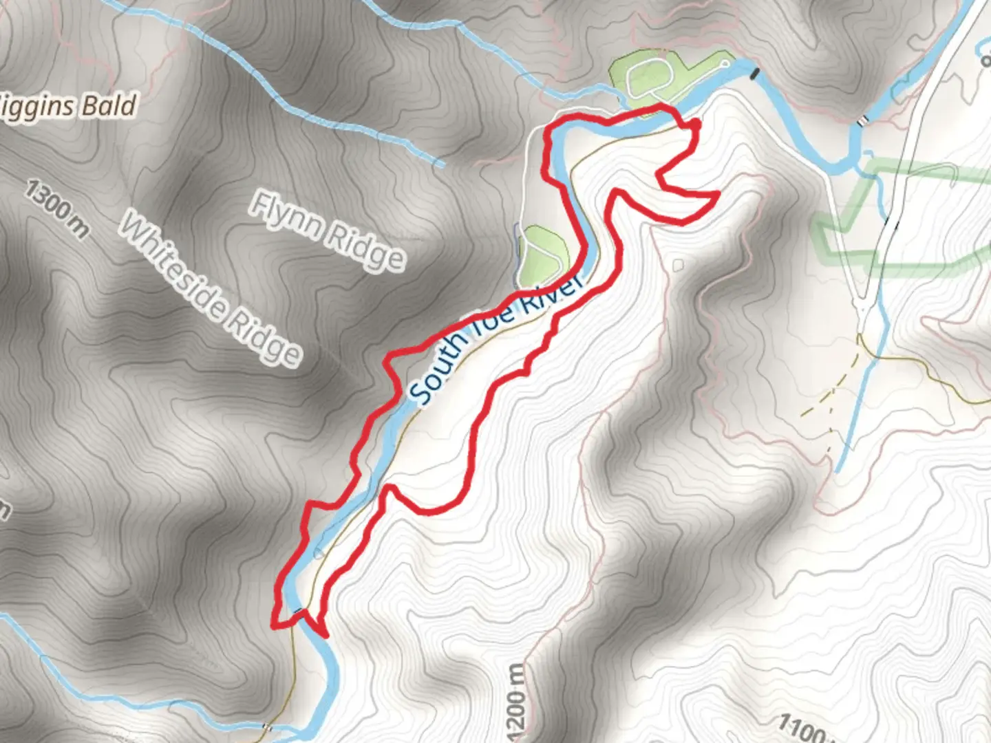 An image depicting the trail South Toe River - Upper River Loop and its surrounding area.