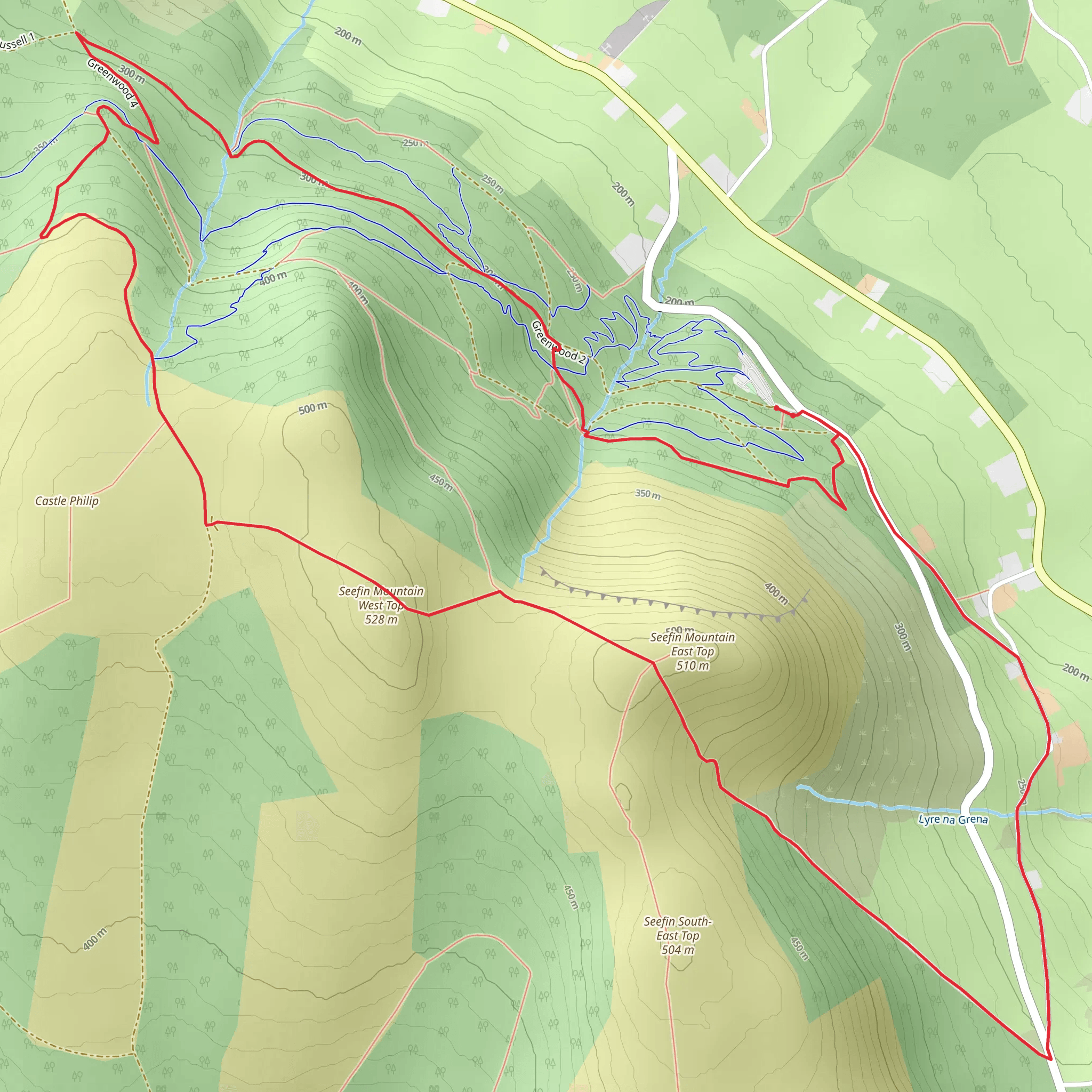 Ballyhoura - Black Rock Loop mobile static map