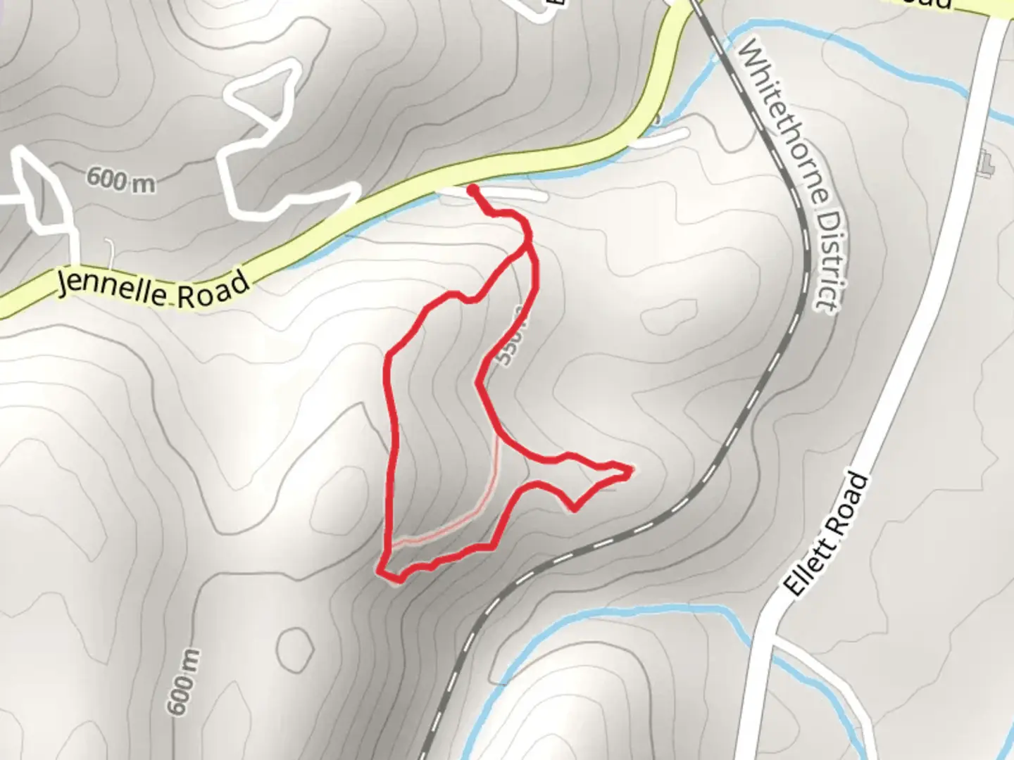 An image depicting the trail Ellet Valley Recreation Loop Trail and its surrounding area.