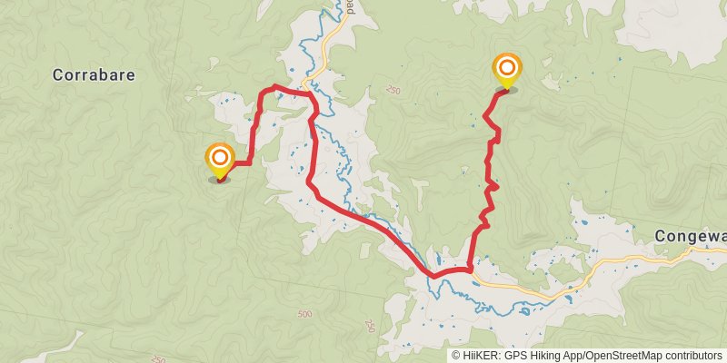 Congewai East Track stage 1 Map