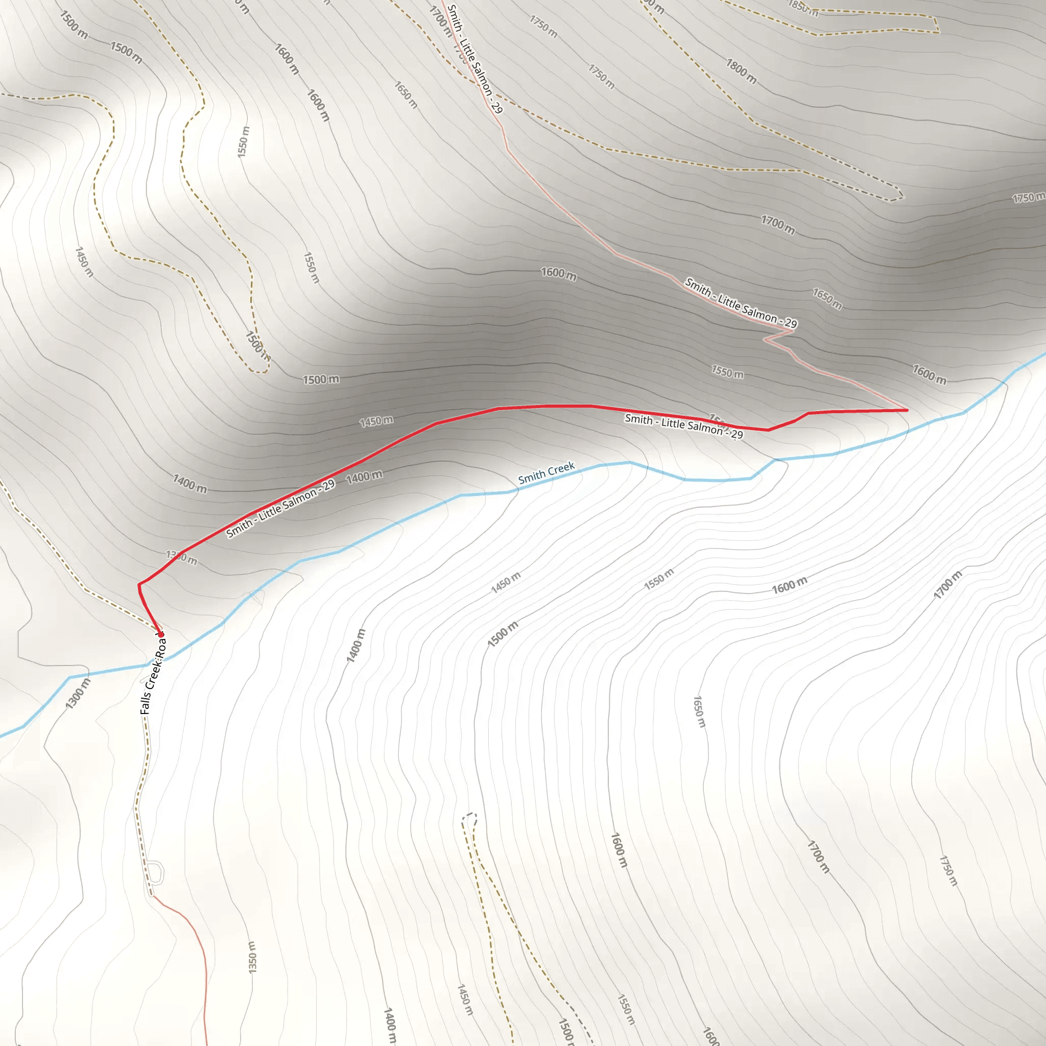 Smith - Little Salmon mobile static map