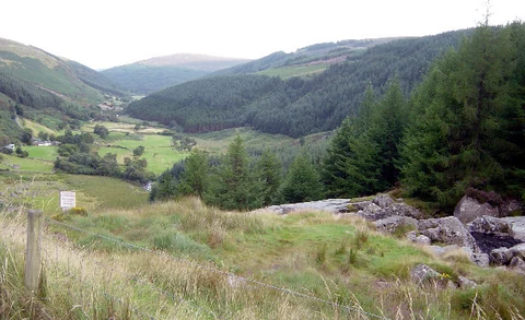 An image depicting the trail Kanturk, Scar North West Top and Scarr Mountain and its surrounding area.