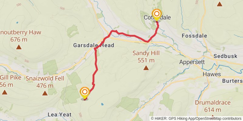 Tributaries Walk stage 4 Map