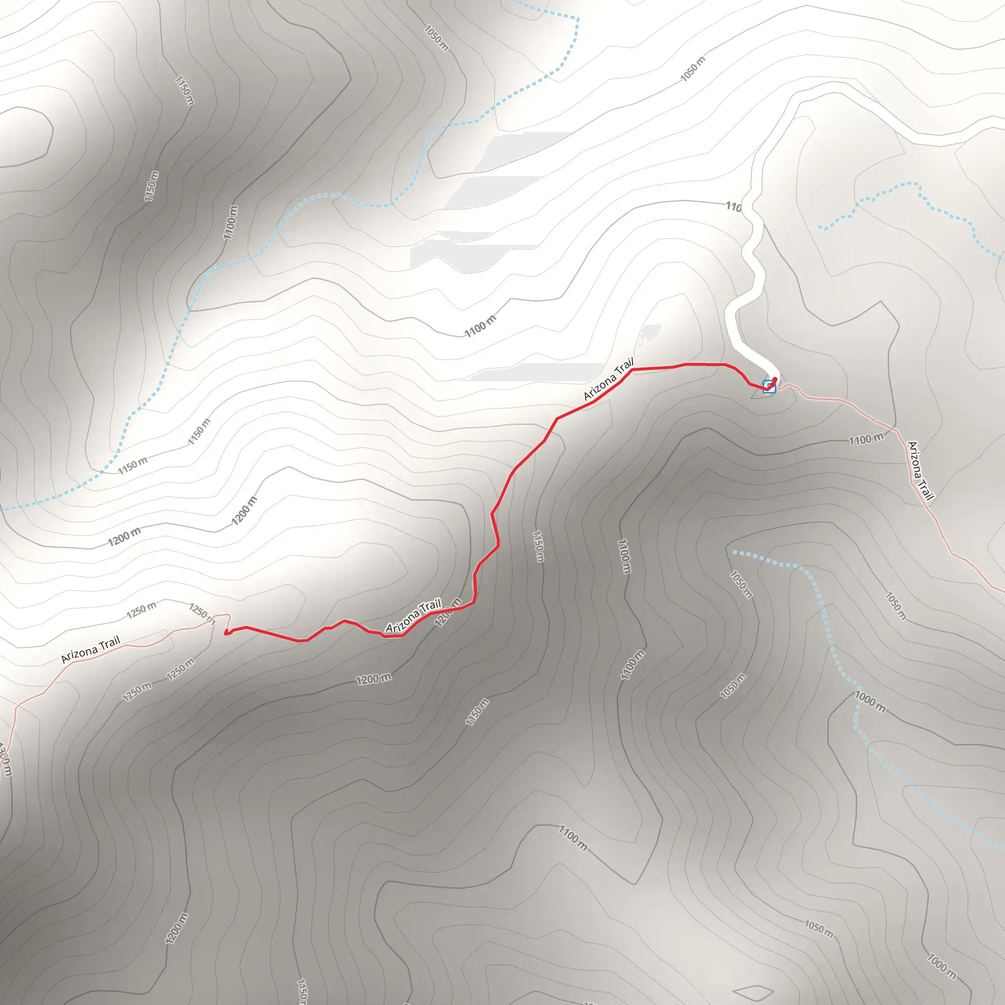 Buckhorn Creek - Arizona Trail mobile static map