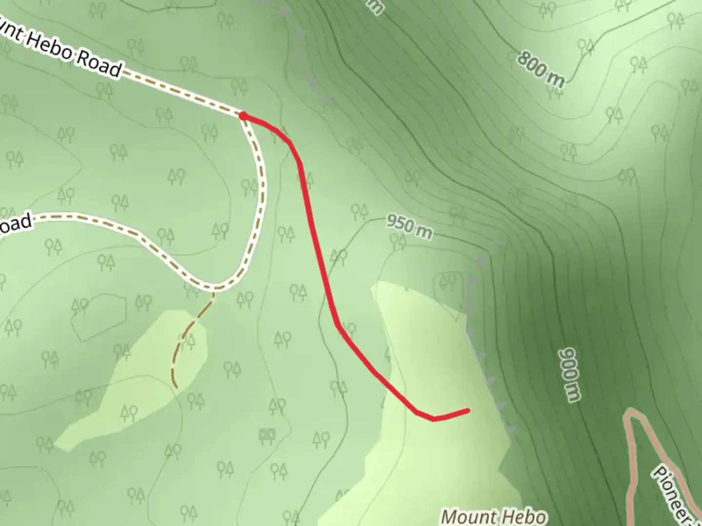 An image depicting the trail Forest Road 1400-114 and its surrounding area.