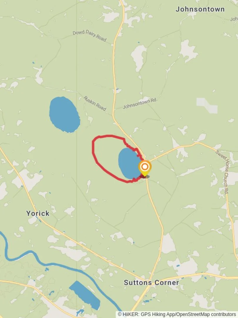 An image depicting the trail Jones Lake Loop and its surrounding area.