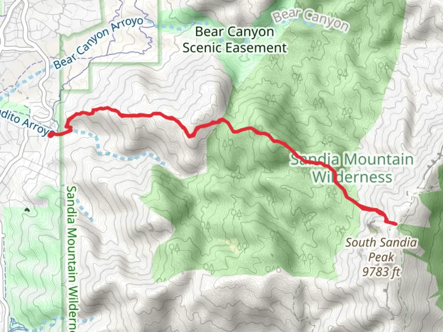 An image depicting the trail Oso Ridge Trail and its surrounding area.