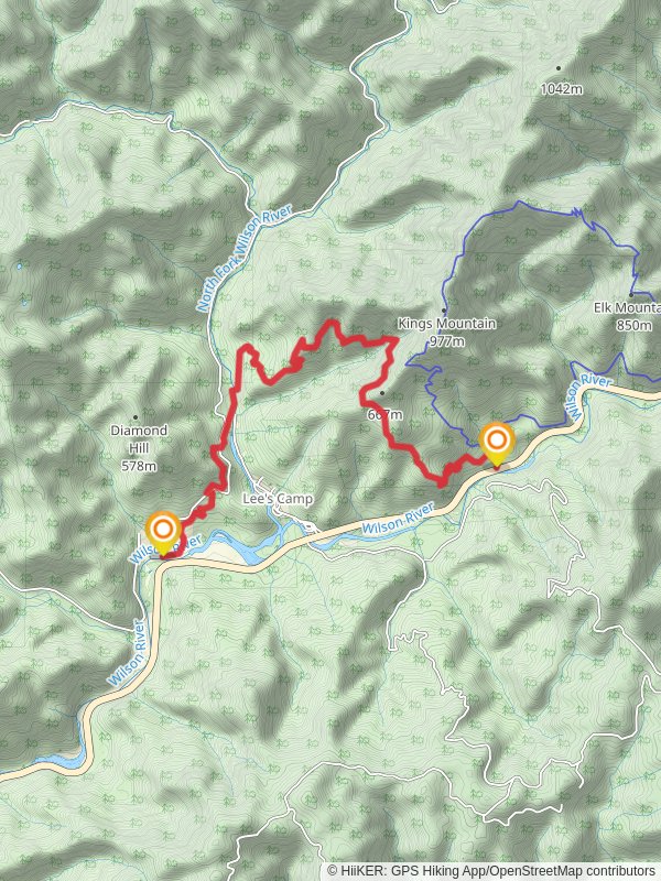 Old Wilson River and Wilson River Trail