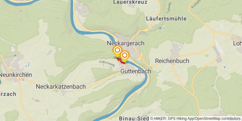 Neckarsteig alt 5 Map