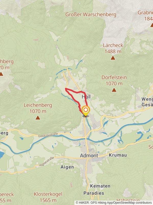 Haller Salt Nature Trail mobile static map