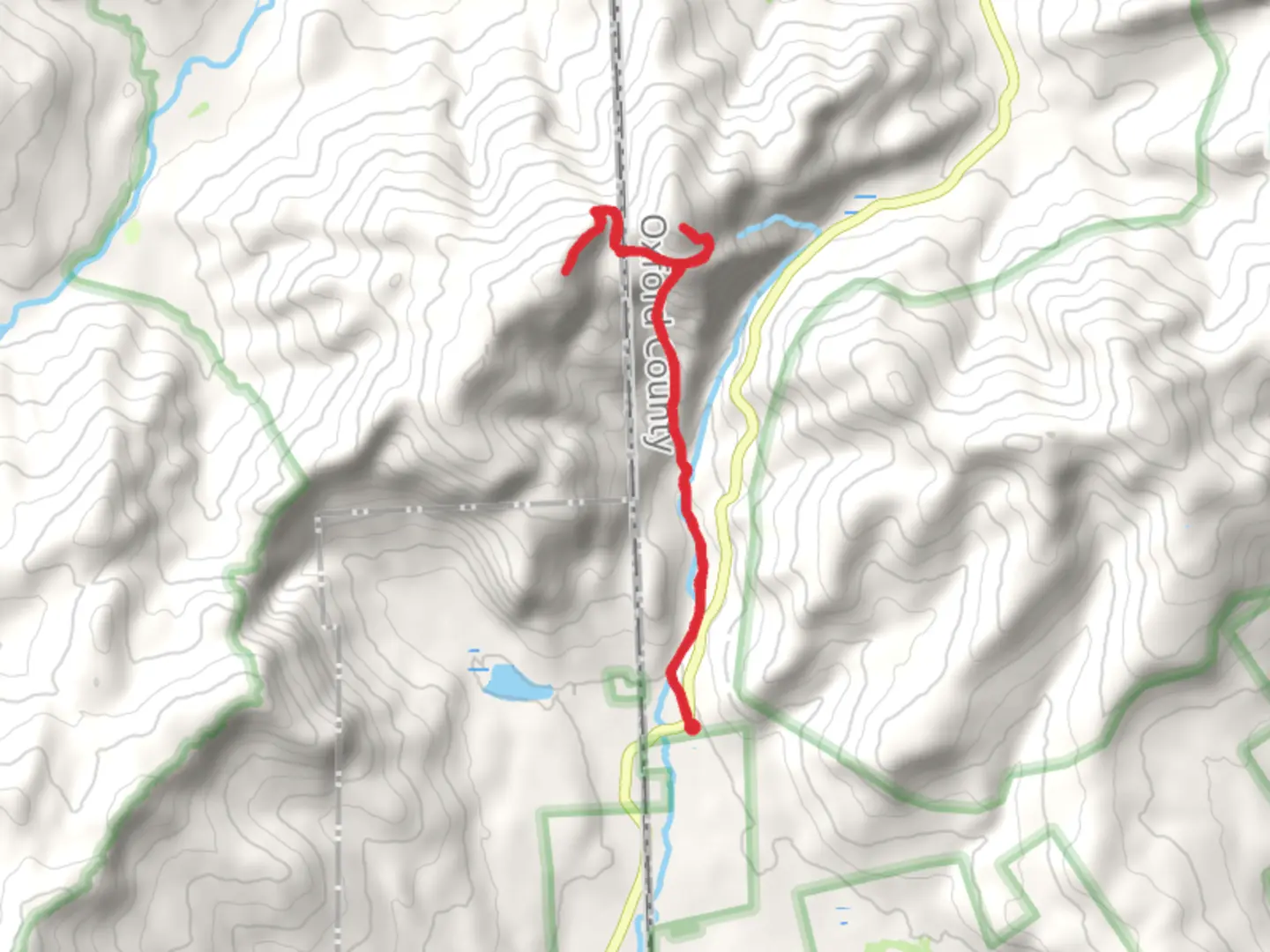 An image depicting the trail East Royce Mountain and West Royce Mountain Trail and its surrounding area.