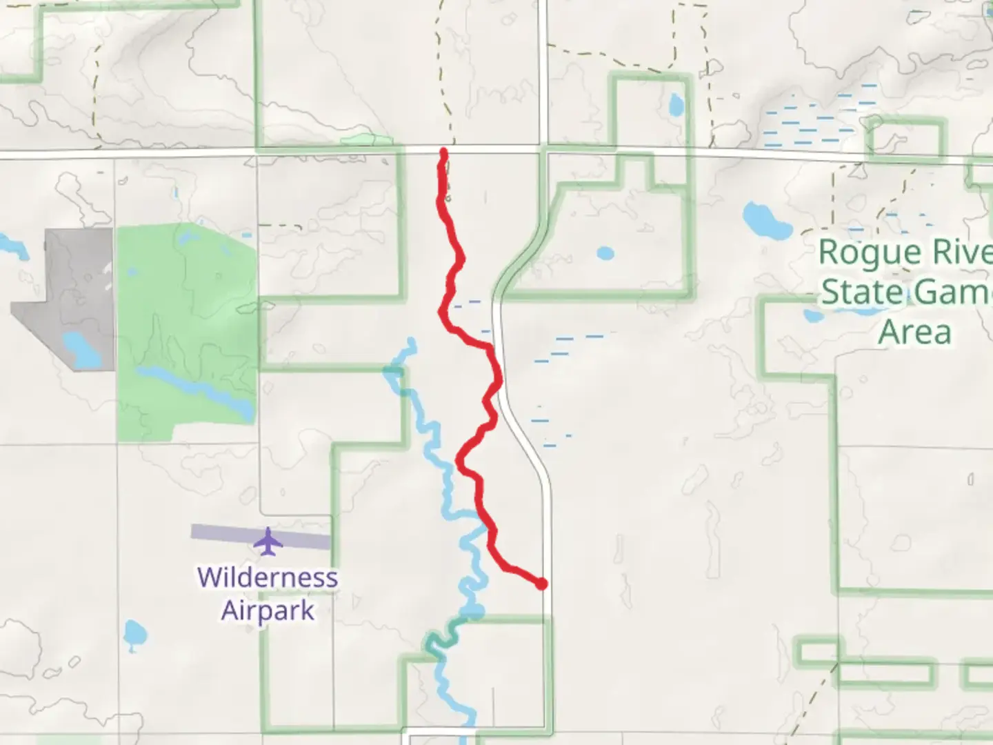 An image depicting the trail North Country Trail - Red Pine Drive Northwest and its surrounding area.
