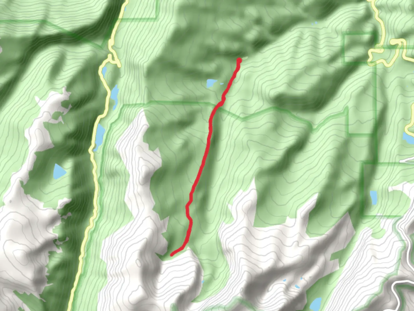 An image depicting the trail West Chicago Creek and its surrounding area.