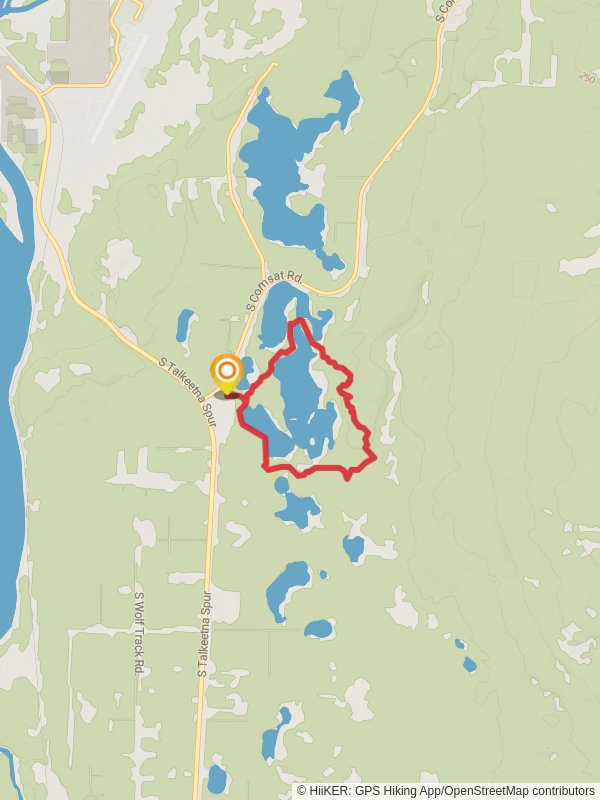 Talkeetna Lakes - X Lake Loop