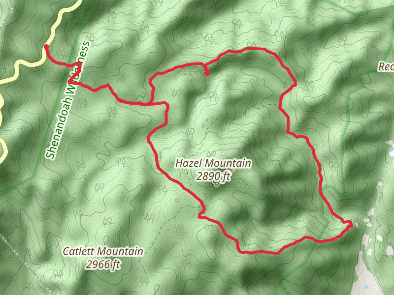 Hazel Mountain Loop via Hazel River
