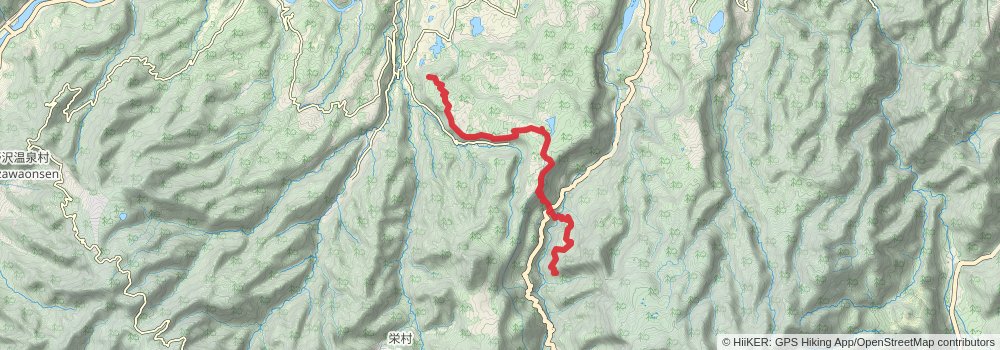 The Shin’etsu Trail stage 6 Map