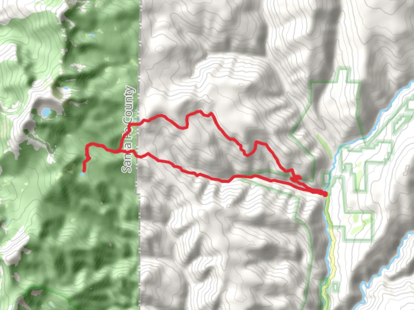 An image depicting the trail Winsor Ridge and Winsor Creek Loop Trail and its surrounding area.