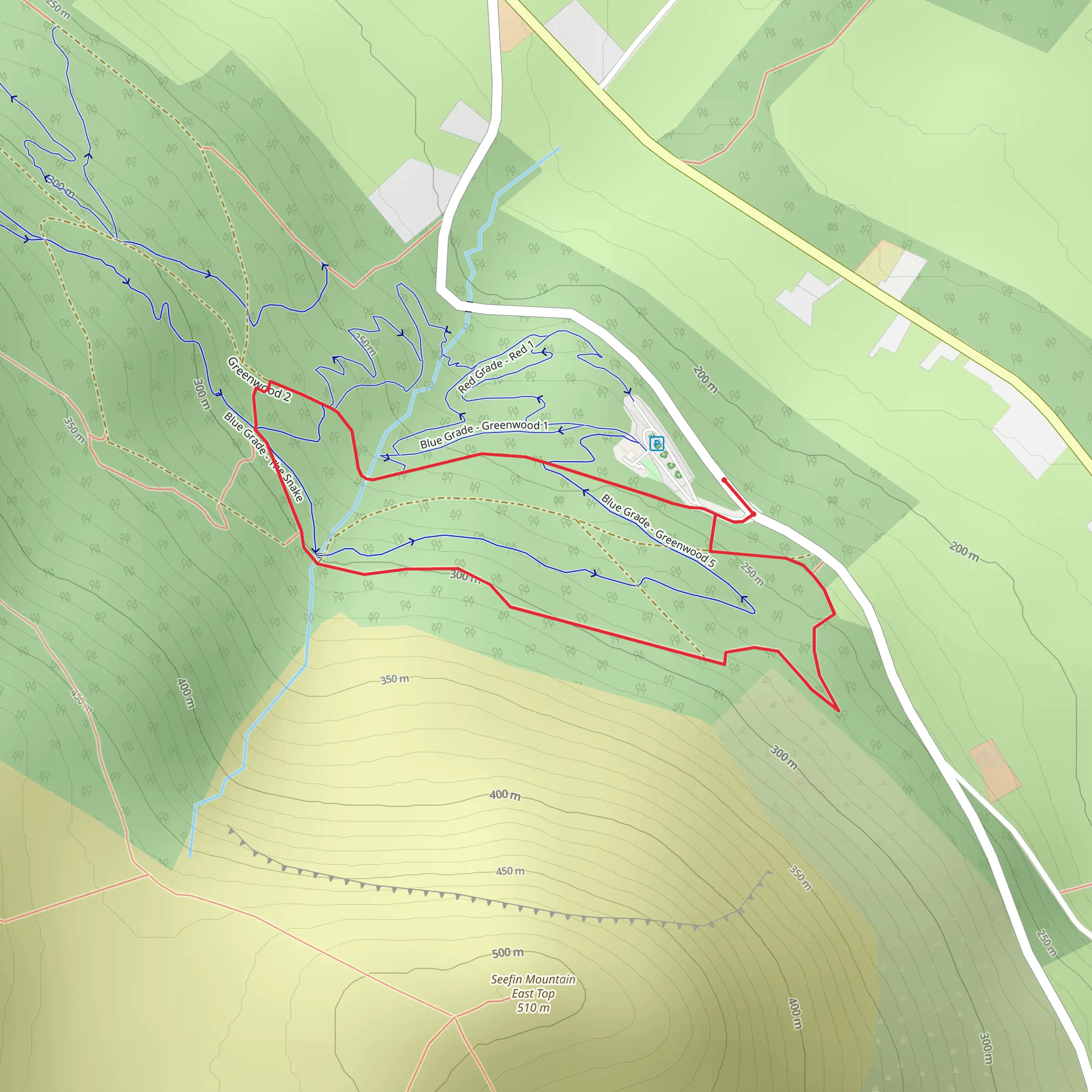 Ballyhoura - Lyre na Freaghaun mobile static map