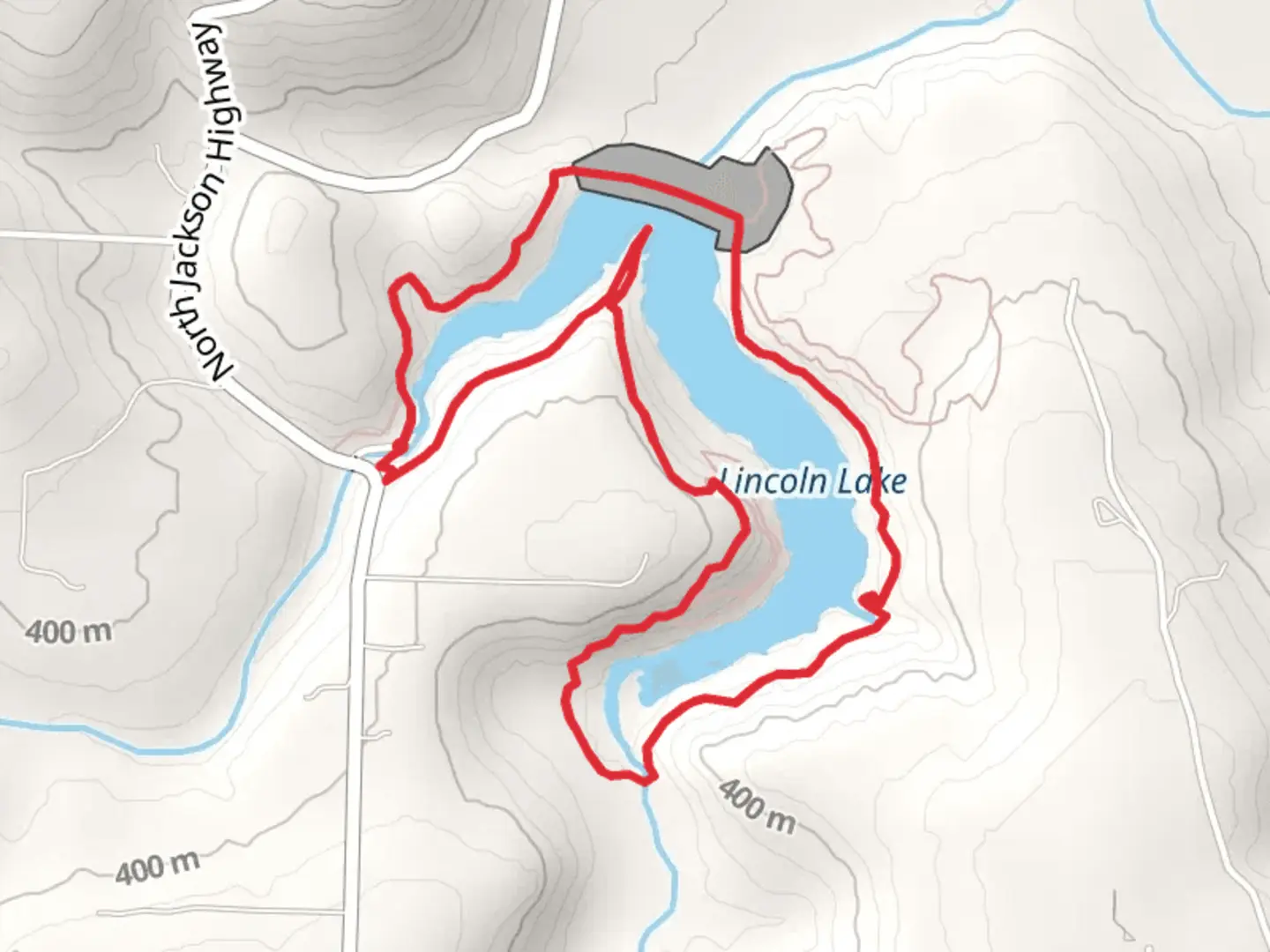 An image depicting the trail Lincoln Lake Loop and its surrounding area.