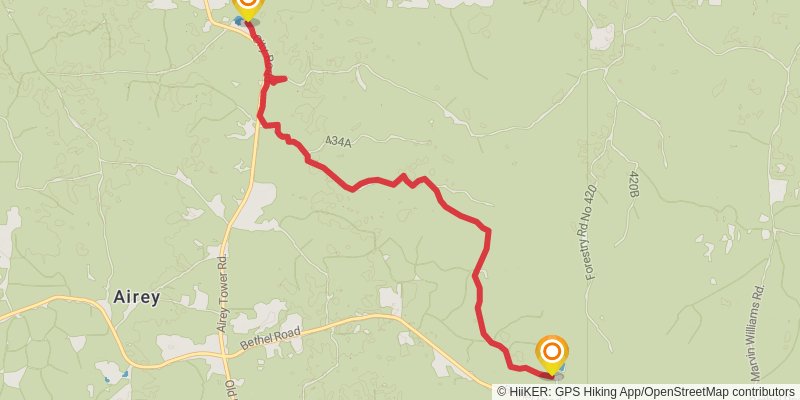 Tuxachanie Trail stage 2 Map