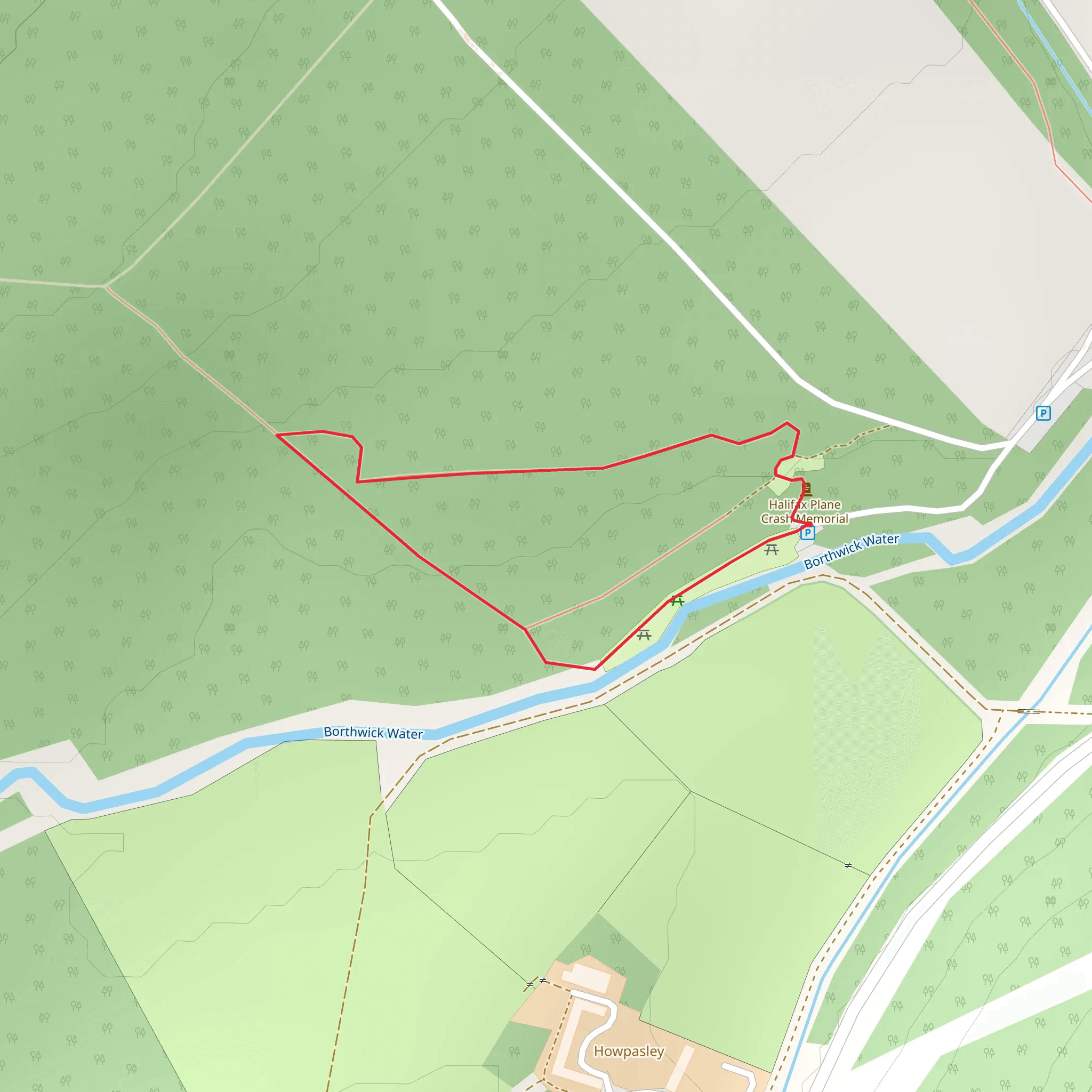 Spruce Trail mobile static map