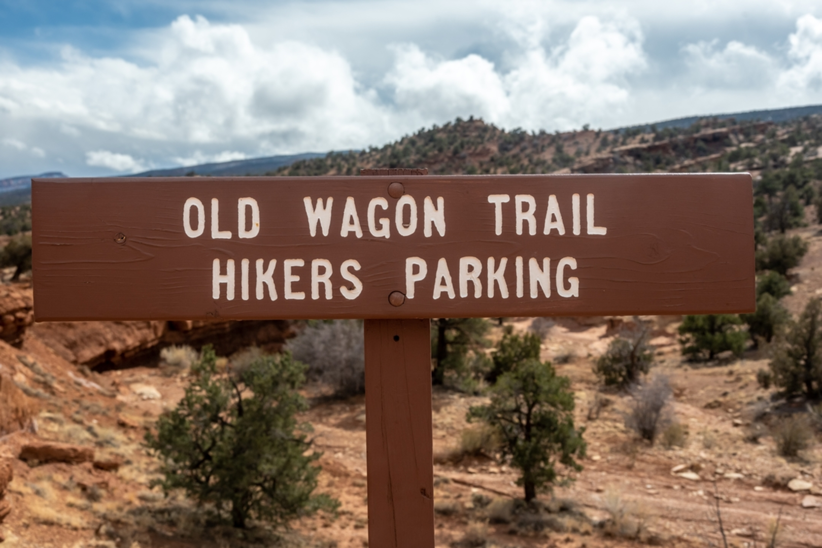 An image depicting the trail Old Wagon Trail and its surrounding area.