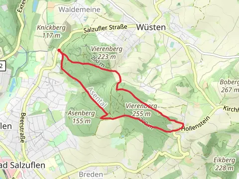 Salzufler Stadtwald via Heuweg
