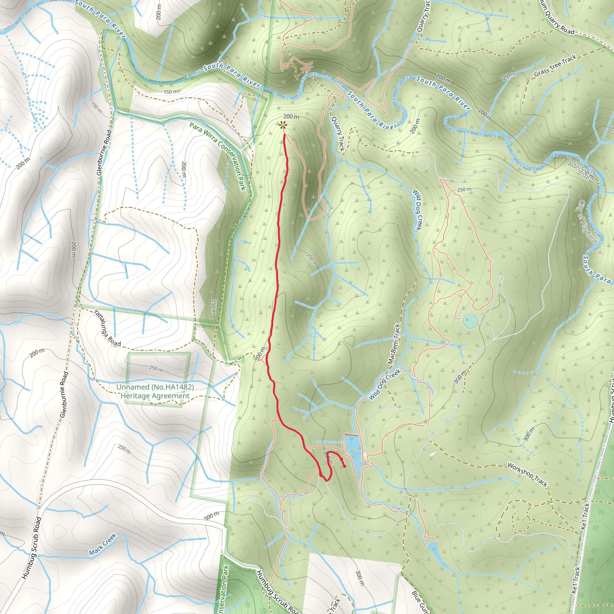 Devils Nose Trail mobile static map