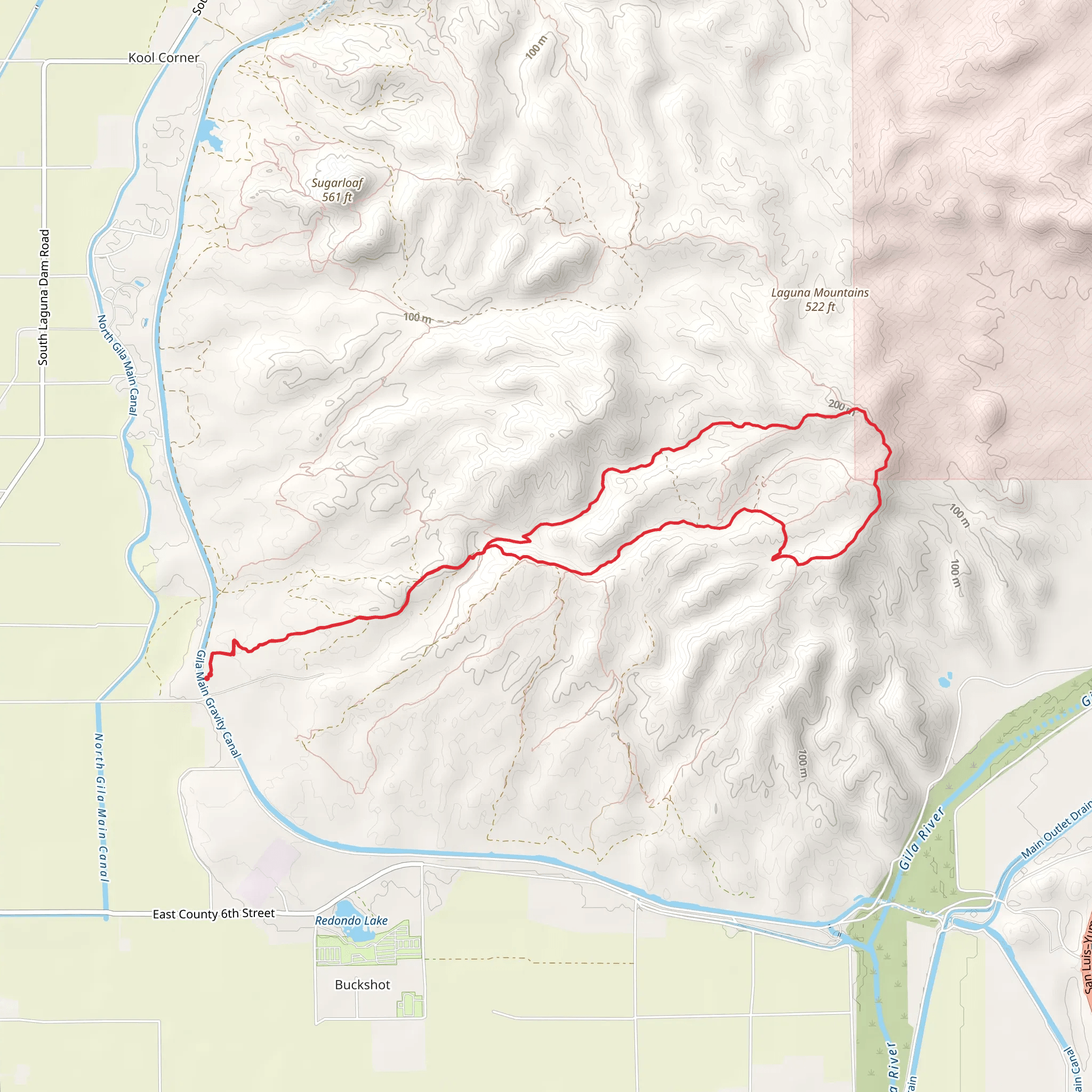 Frontyard and Liberty Bell Loop mobile static map