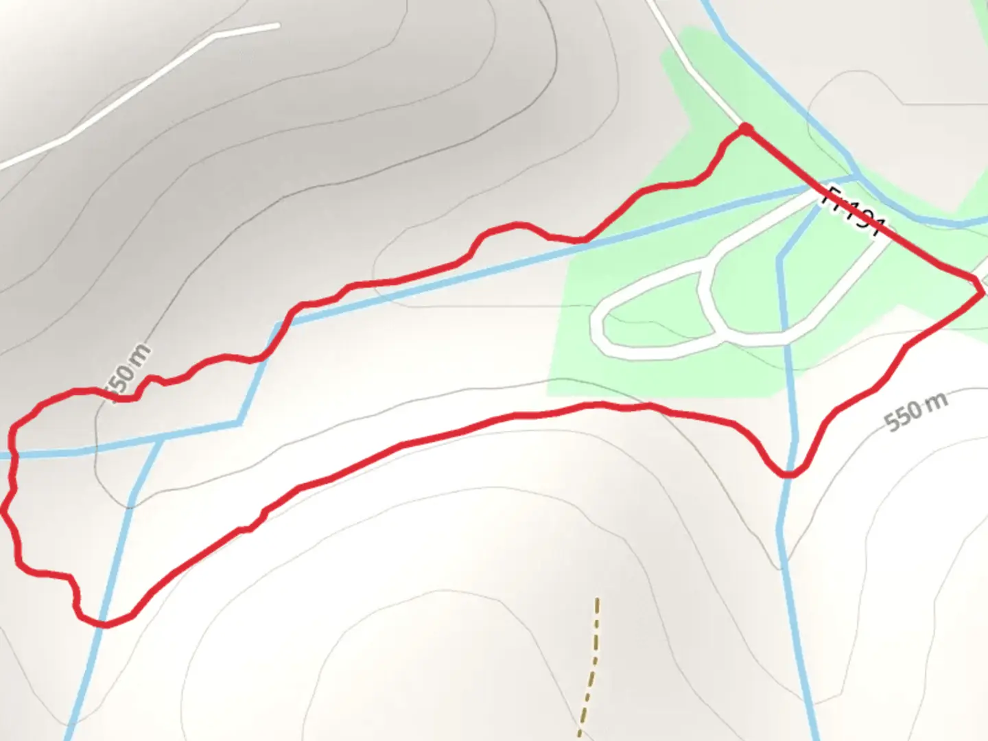 An image depicting the trail Black Cherry Lower Loop Trail and its surrounding area.