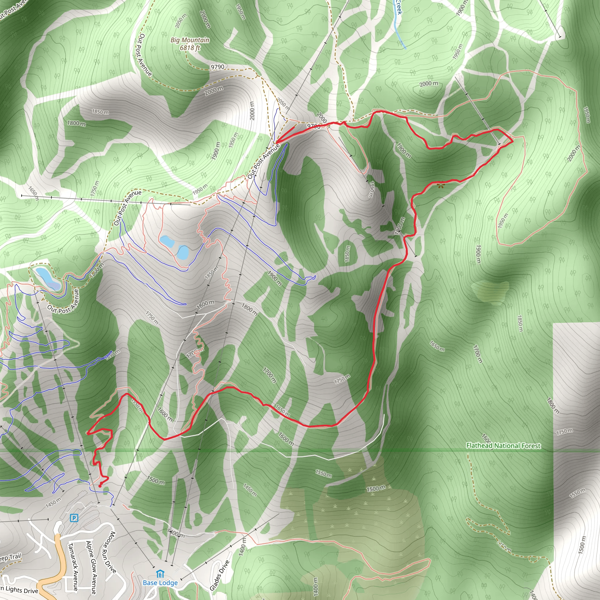 Danny On National Recreation Trail mobile static map