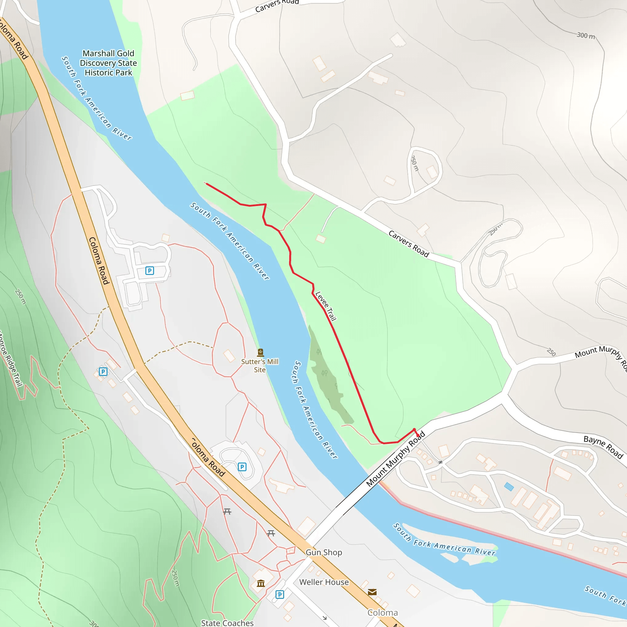 Mount Murphy Road mobile static map