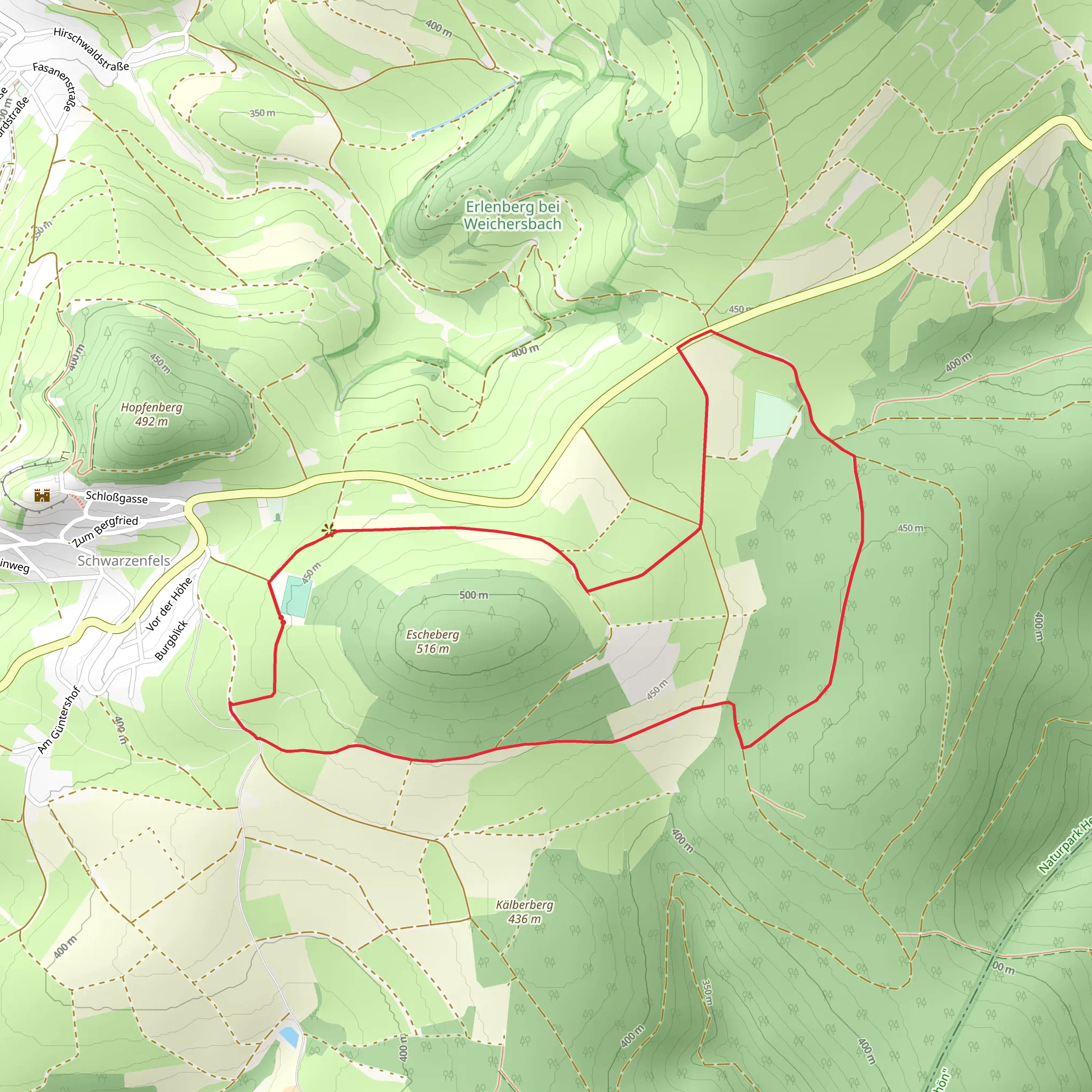 Escheberg Loop mobile static map
