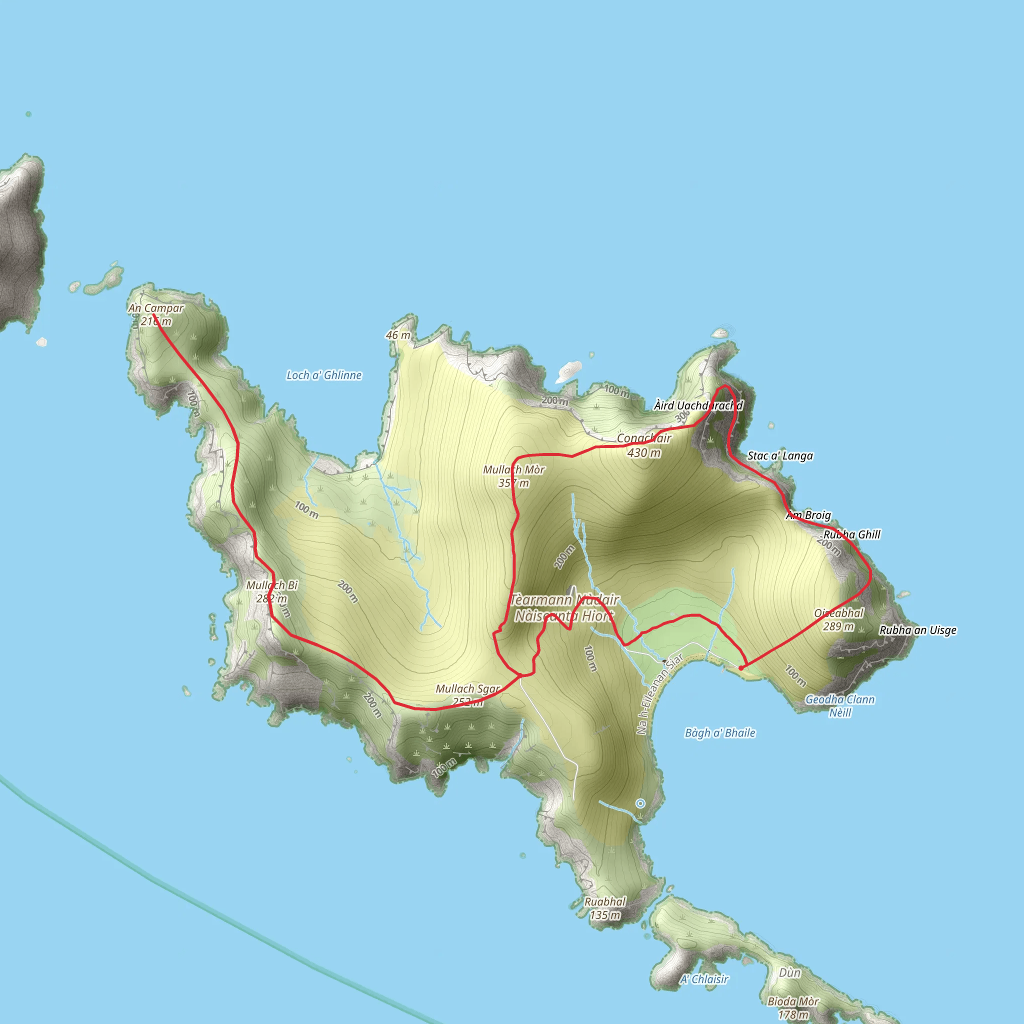 St Kilda - Hirta Loop mobile static map