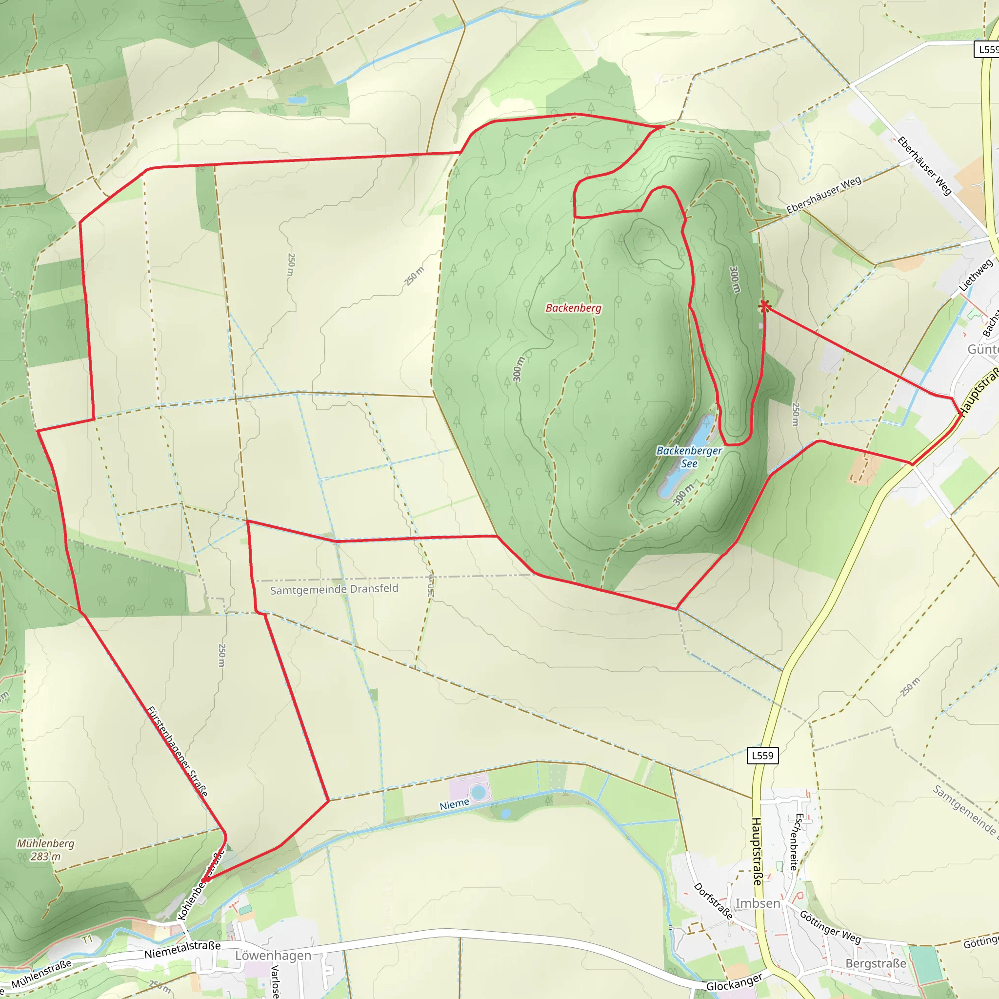 Vulkanweg mobile static map