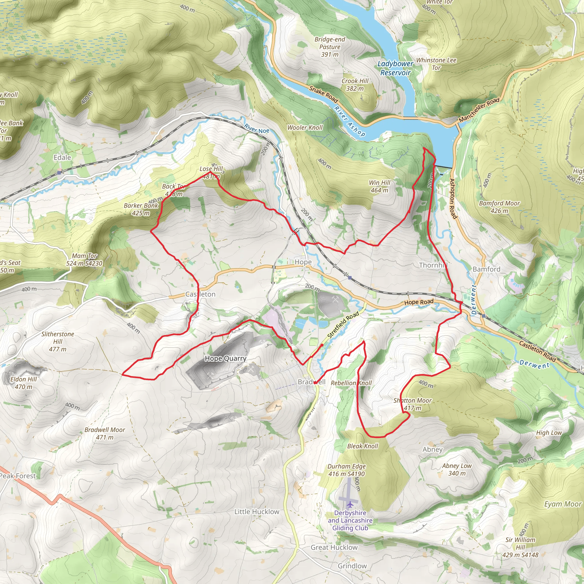 half tour of Bradwell mobile static map
