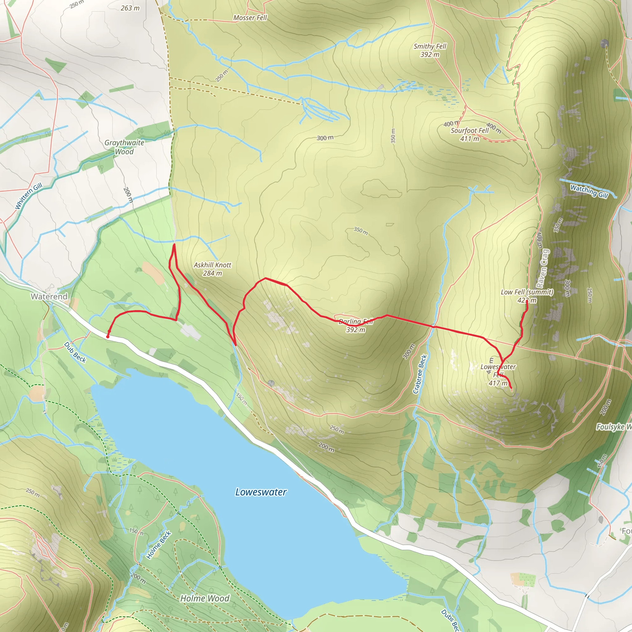 Low Fell mobile static map