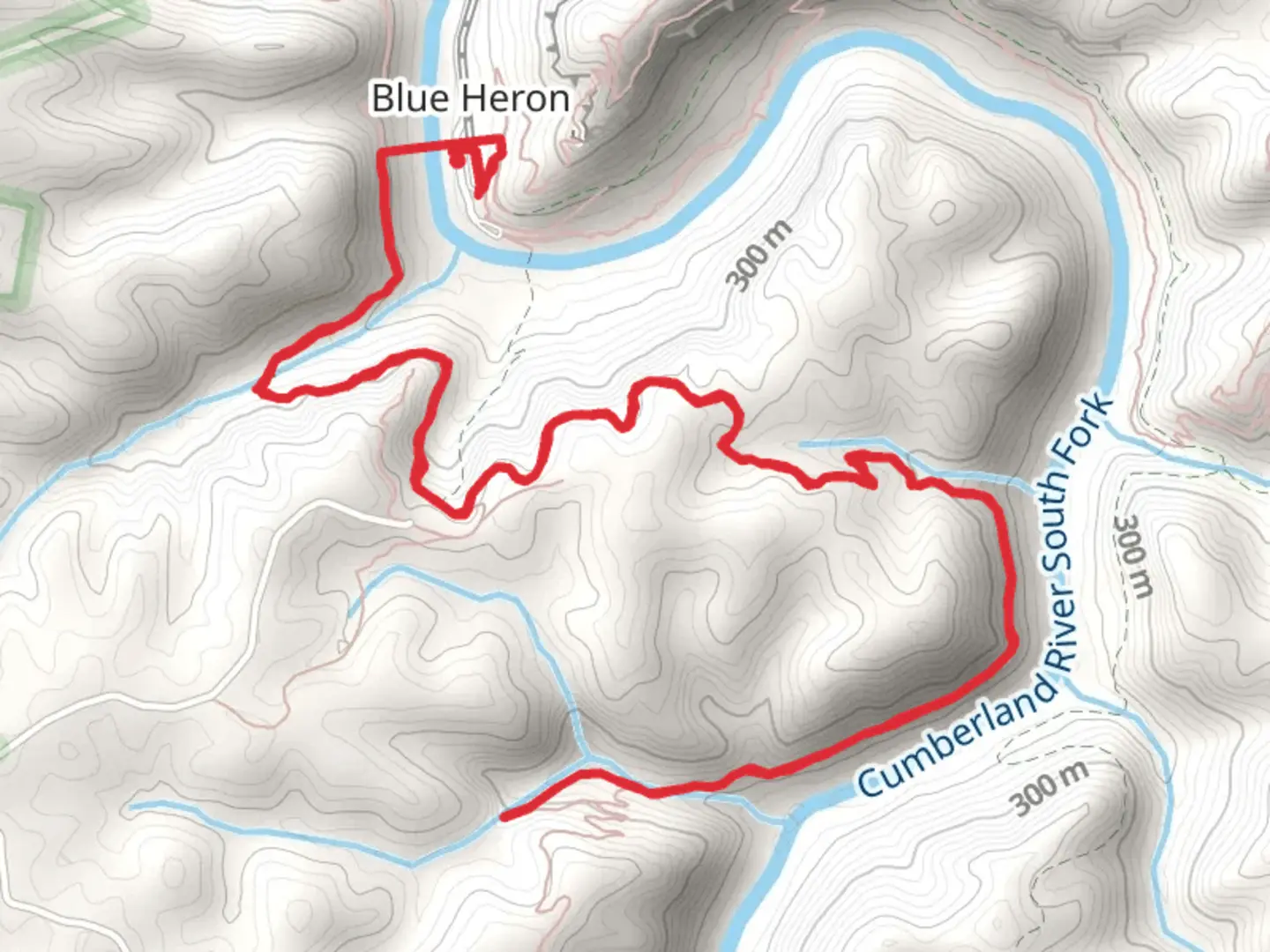 An image depicting the trail Kentucky Trail and its surrounding area.
