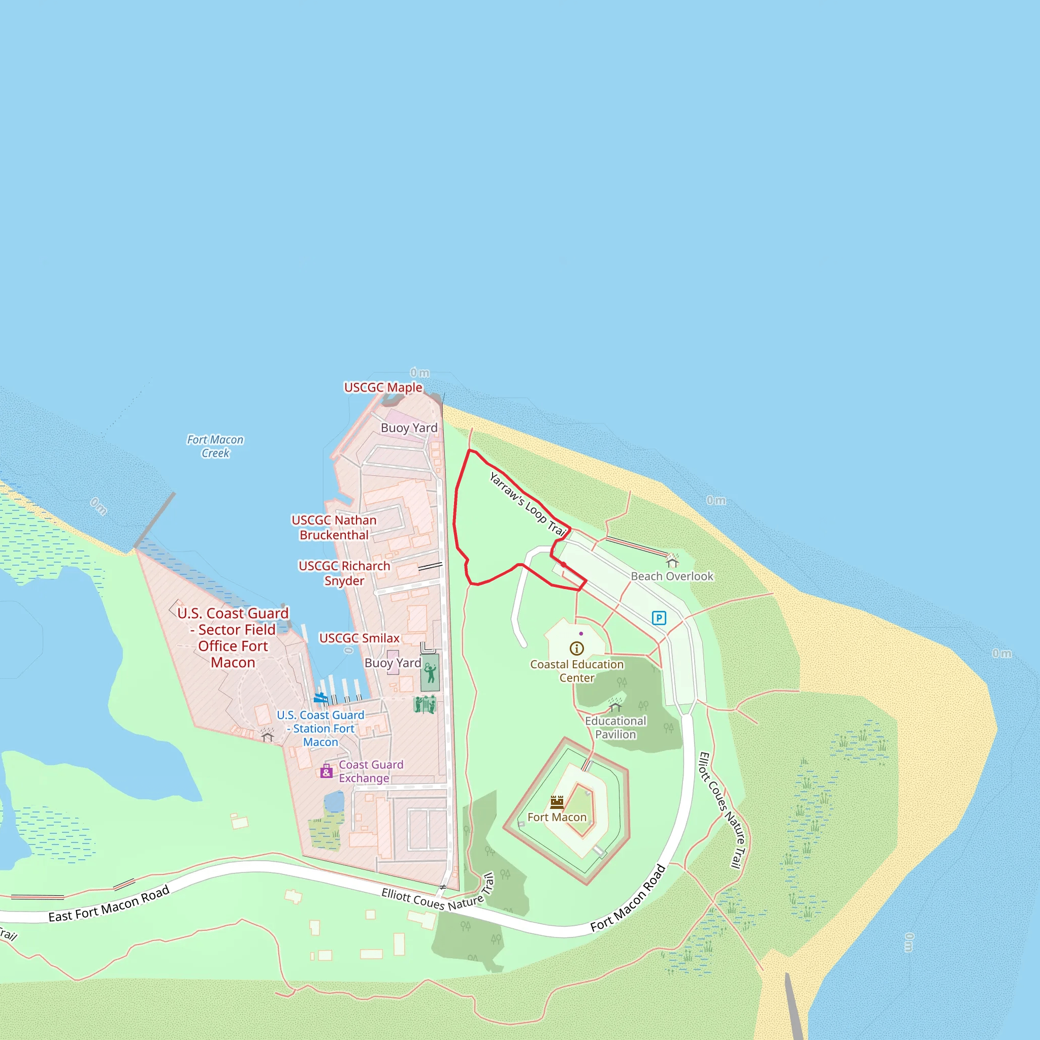 Yarraw's Loop Trail mobile static map