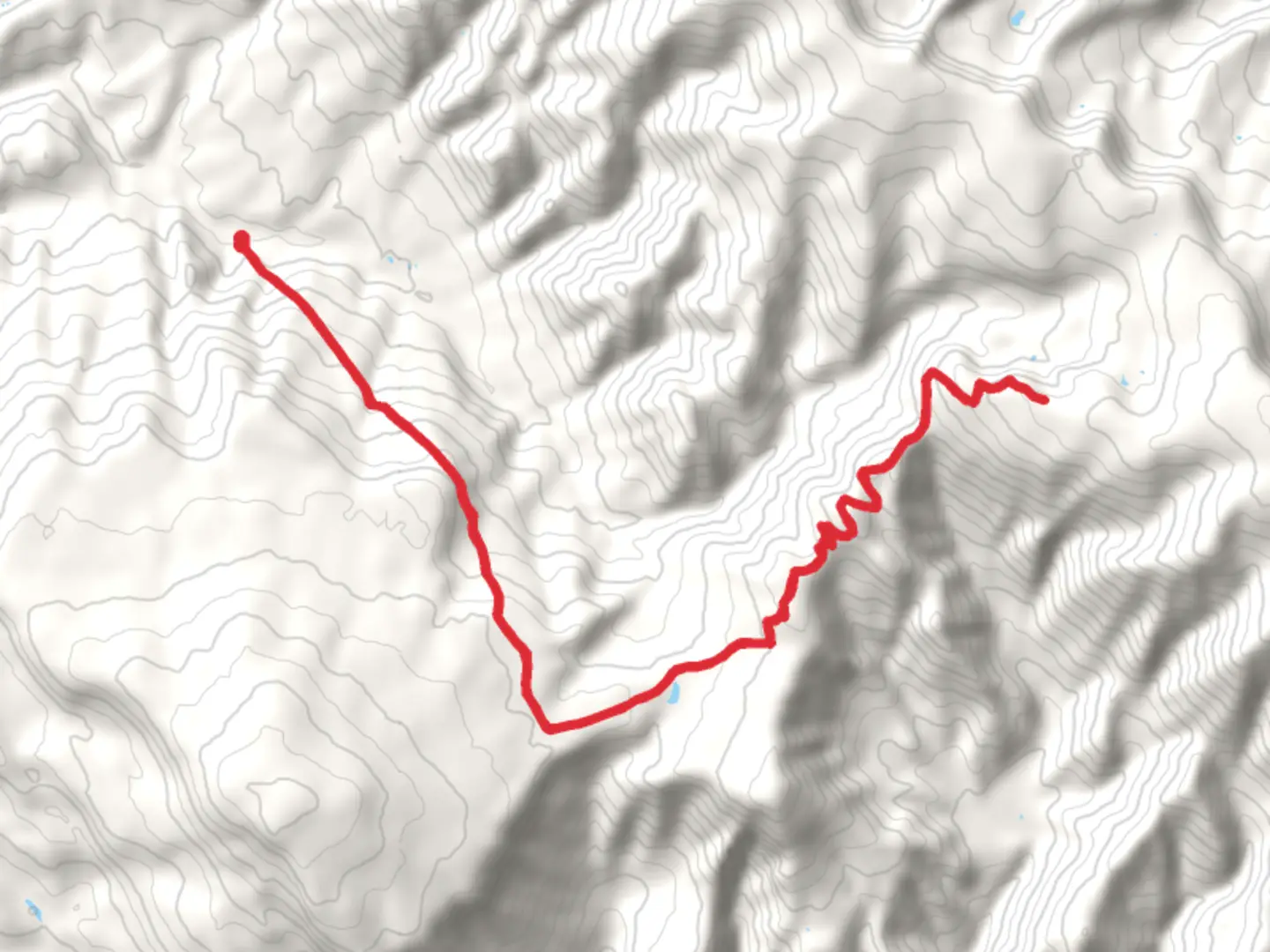 An image depicting the trail Cattle Creek Trail and its surrounding area.
