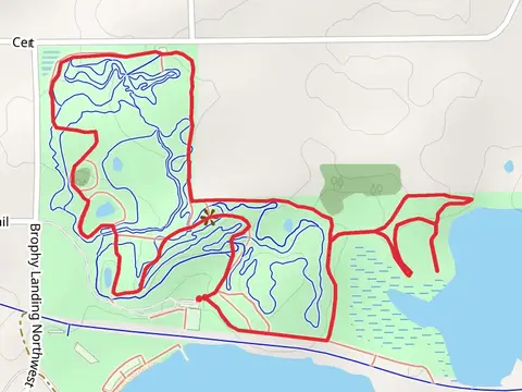 Lake Brophy County Park Loop