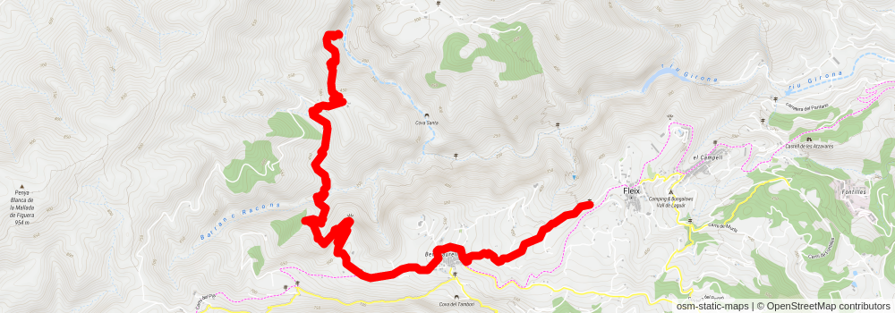 The Cathedral of Hiking PR CV 147 stage 2 Map
