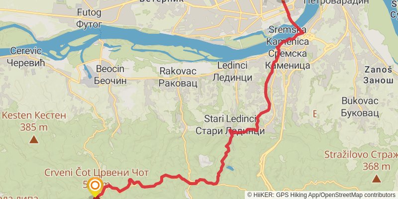 Sultans Trail stage 42 Map
