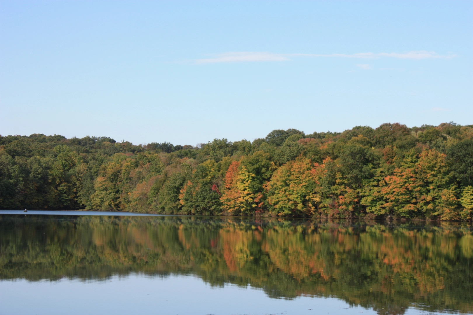 An image depicting the trail Green Lane Reservoir and Green Lane Park Out and Back and its surrounding area.