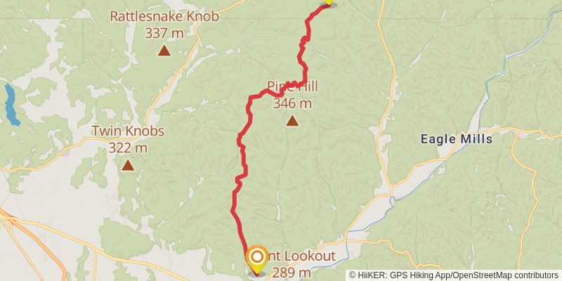 American Discovery Trail North Route stage 62 Map